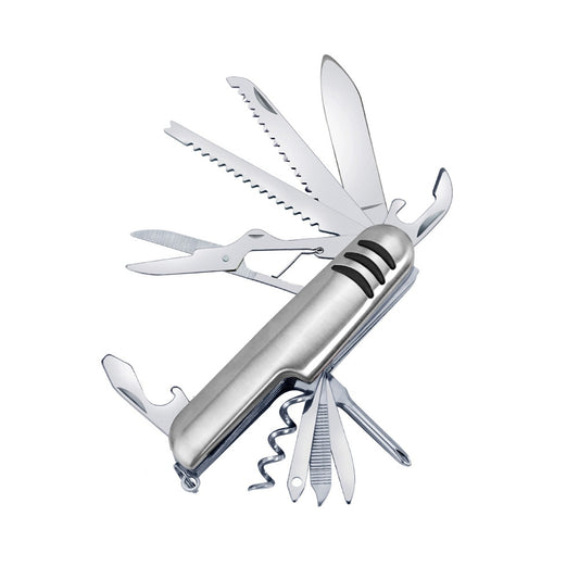 Portable Swiss Knife Set for Travel, Hiking & Outdoors, Multifunction & Multipurpose | Hybrica GO-ON 