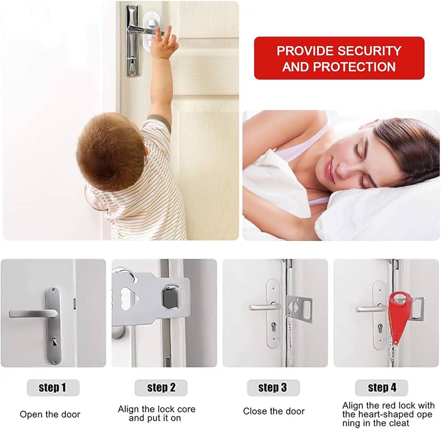 Portable Safety Door Lock for Hotel Rooms