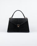 Hybricá Clássique Black Crocodile - Small