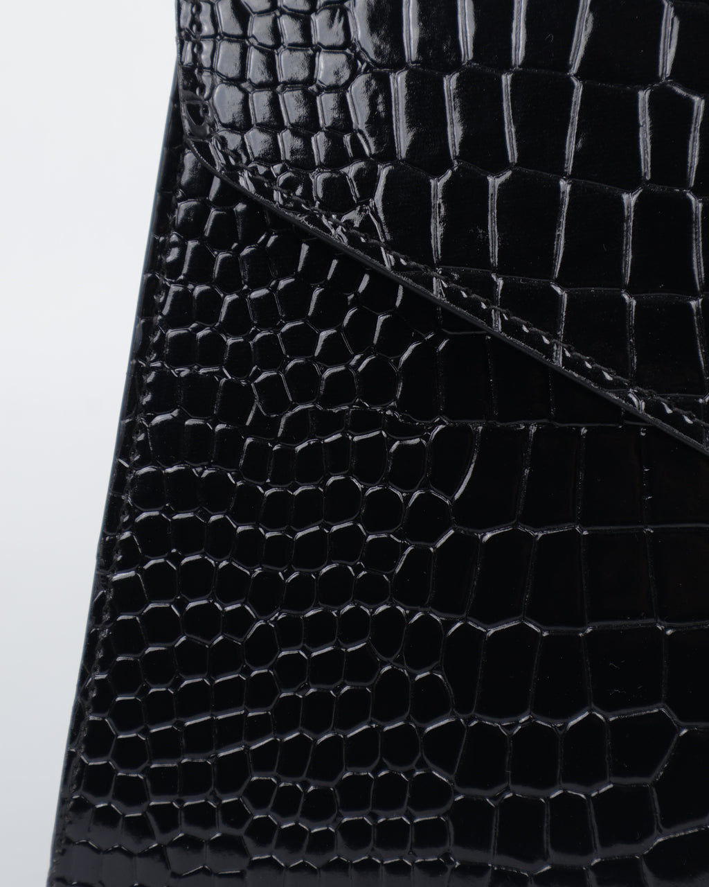 Hybricá Clássique Black Crocodile - Small