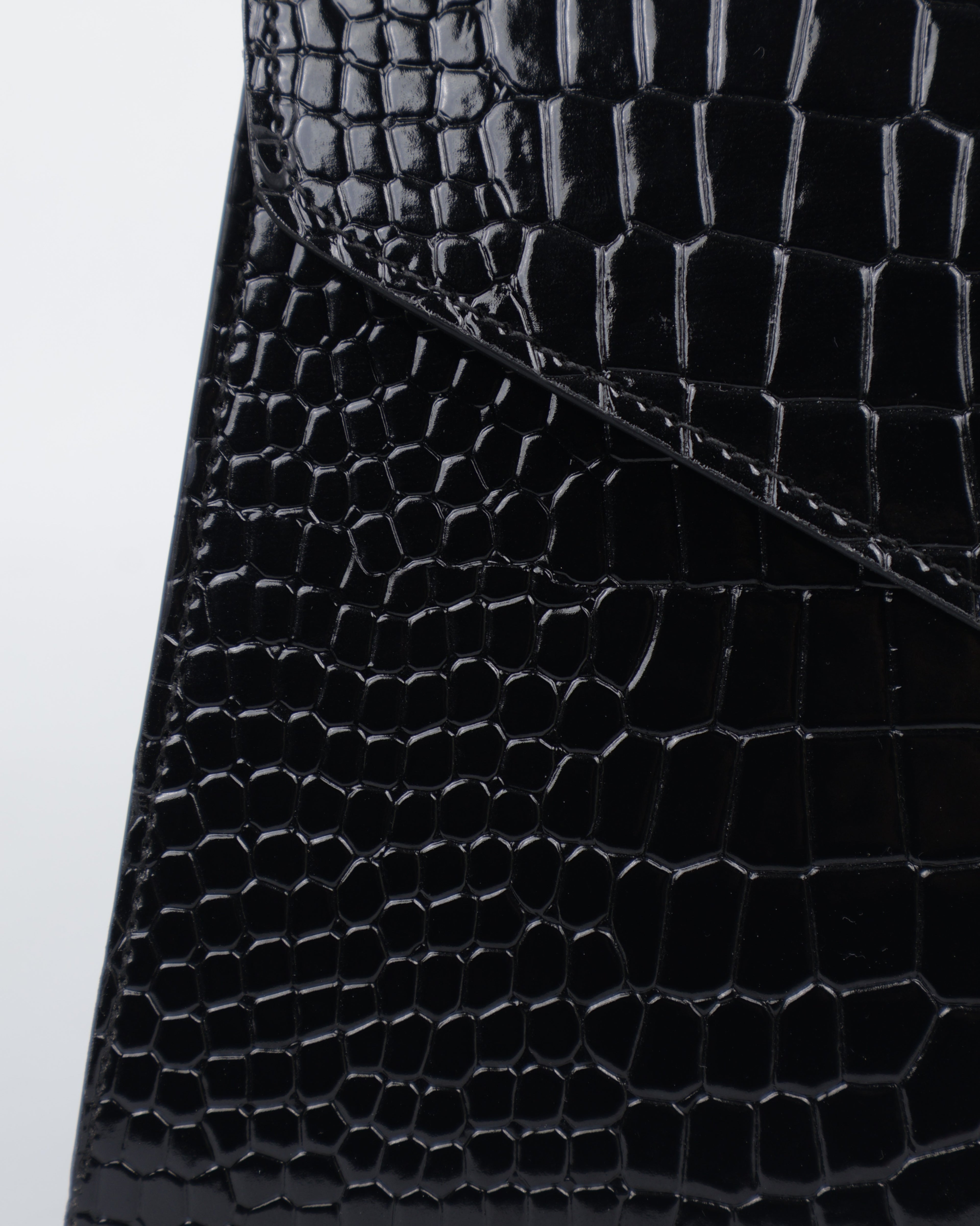 Hybricá Clássique Black Crocodile - Small