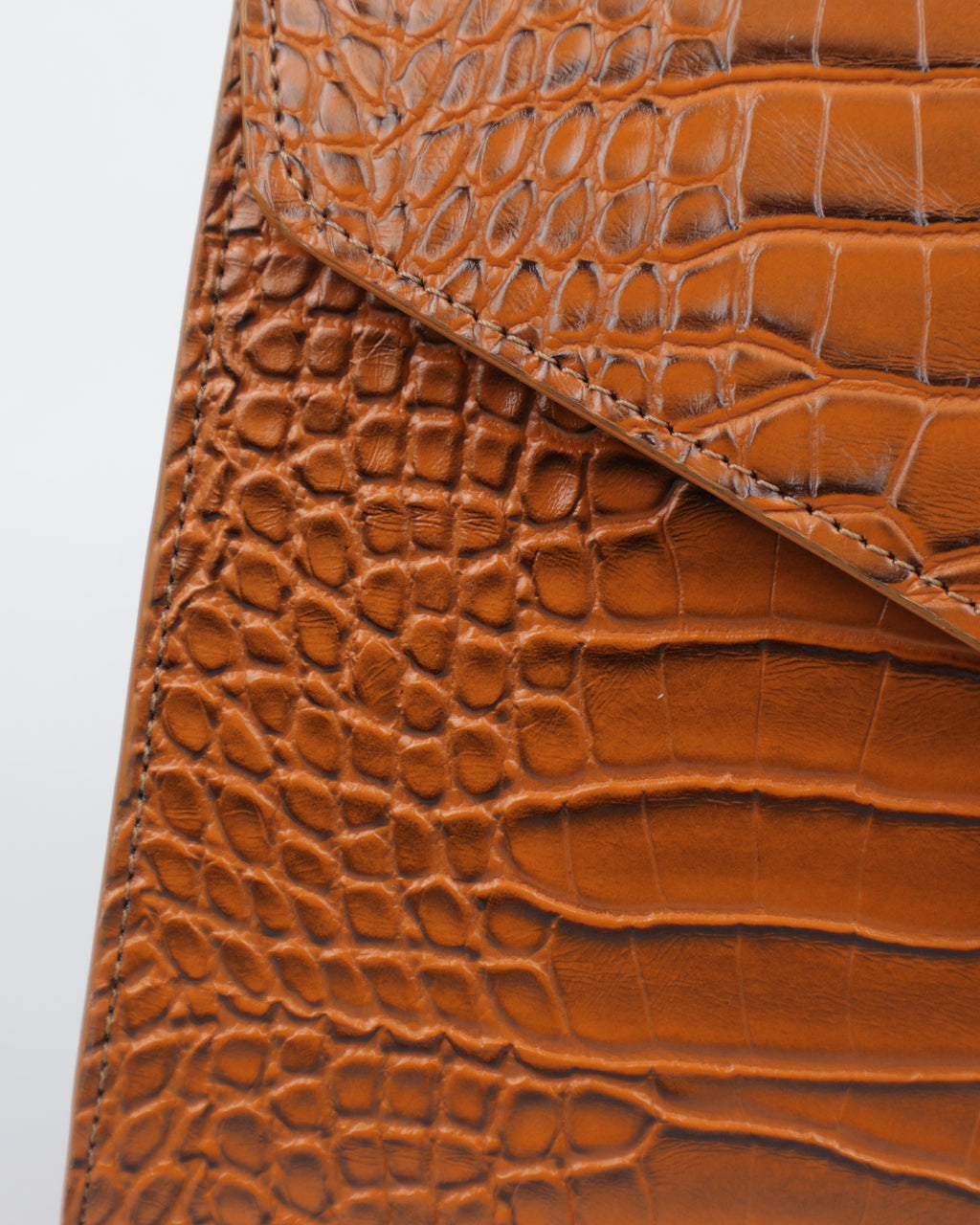 Hybricá Clássique Tan Crocodile - Small