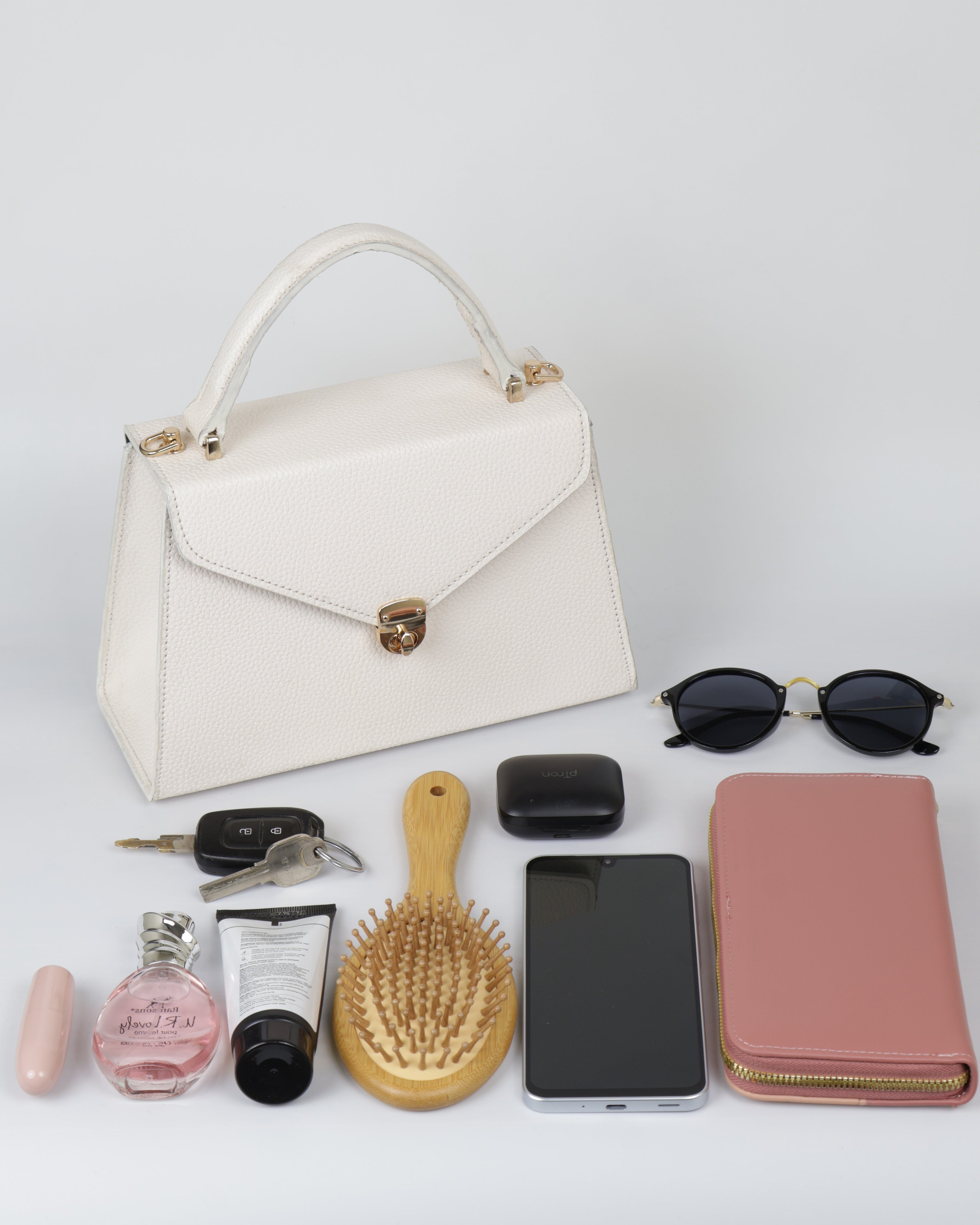 Hybricá Clássique White Pebbled - Small