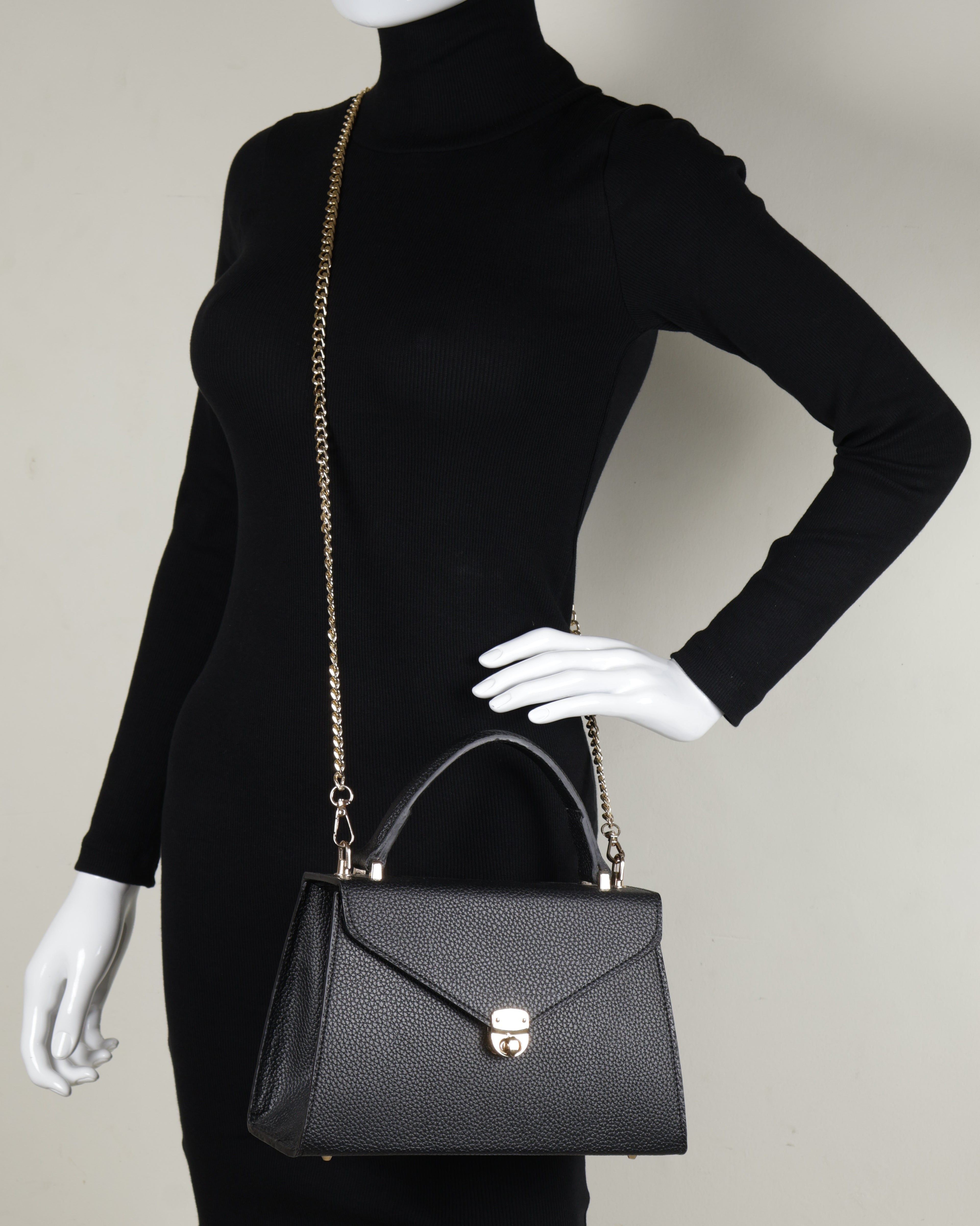 Hybricá Clássique Black Pebbled - Small