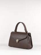 Classique Top Handle Bag - Chocolate Brown