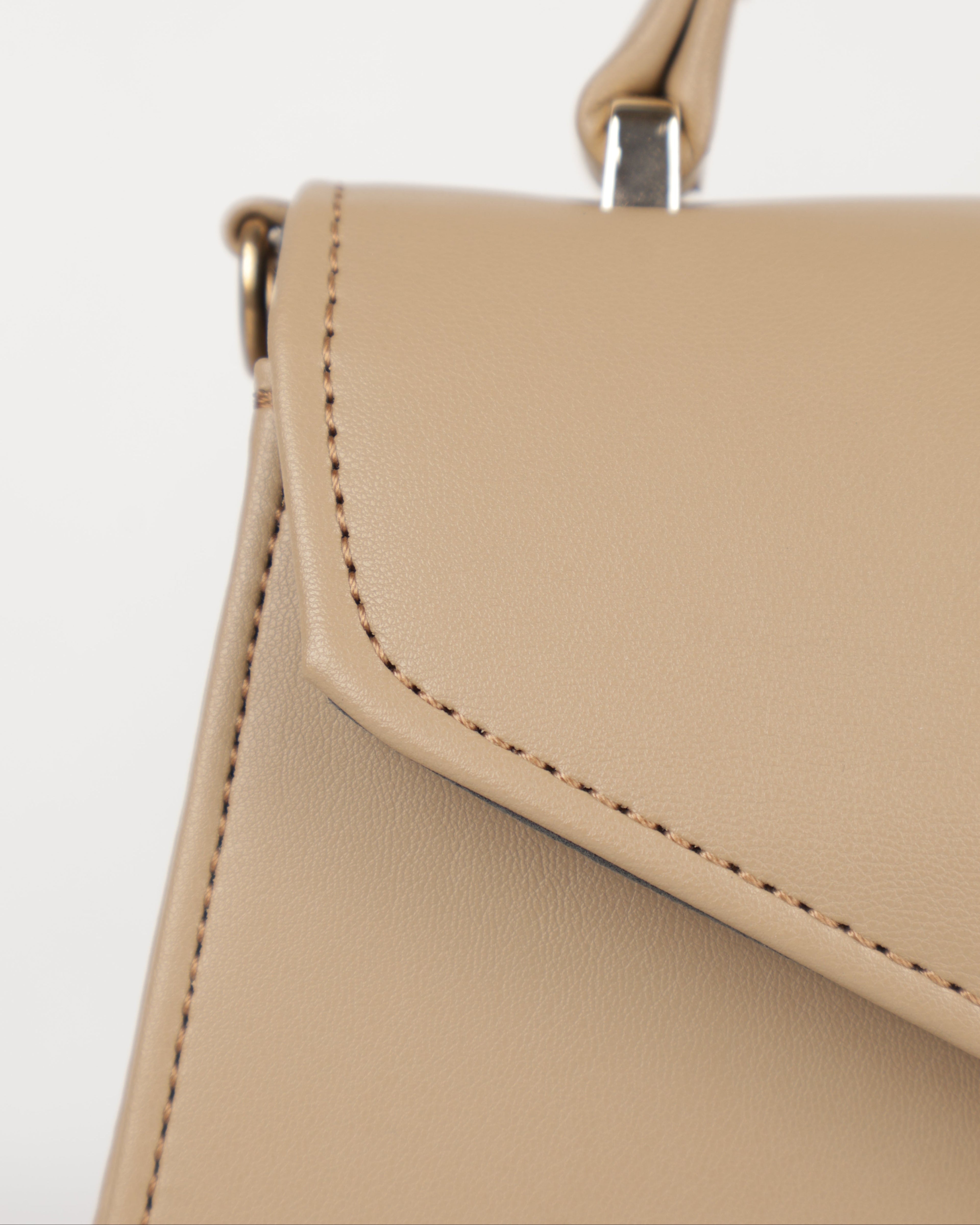 Classique Top Handle Bag - Taupe