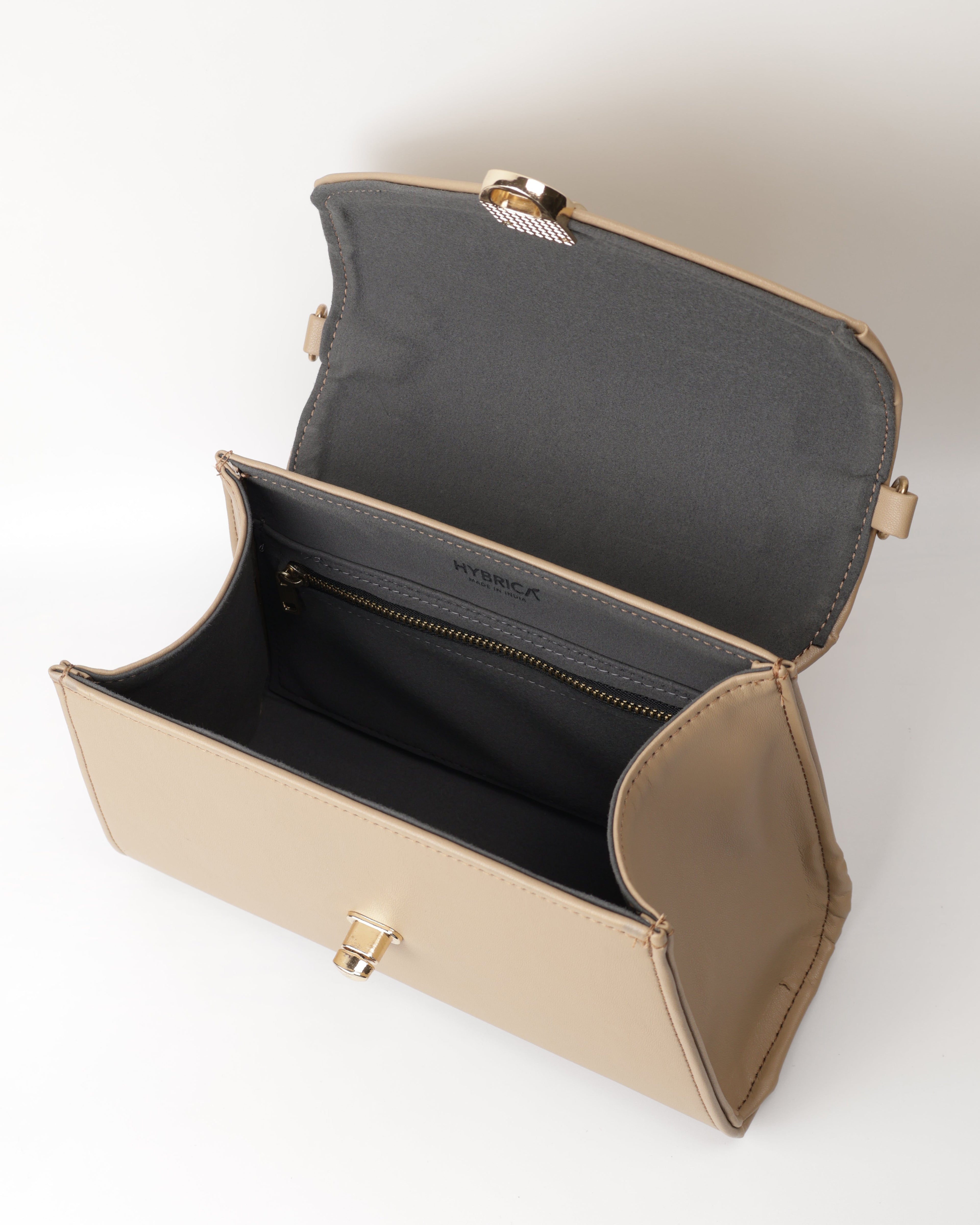 Classique Top Handle Bag - Taupe