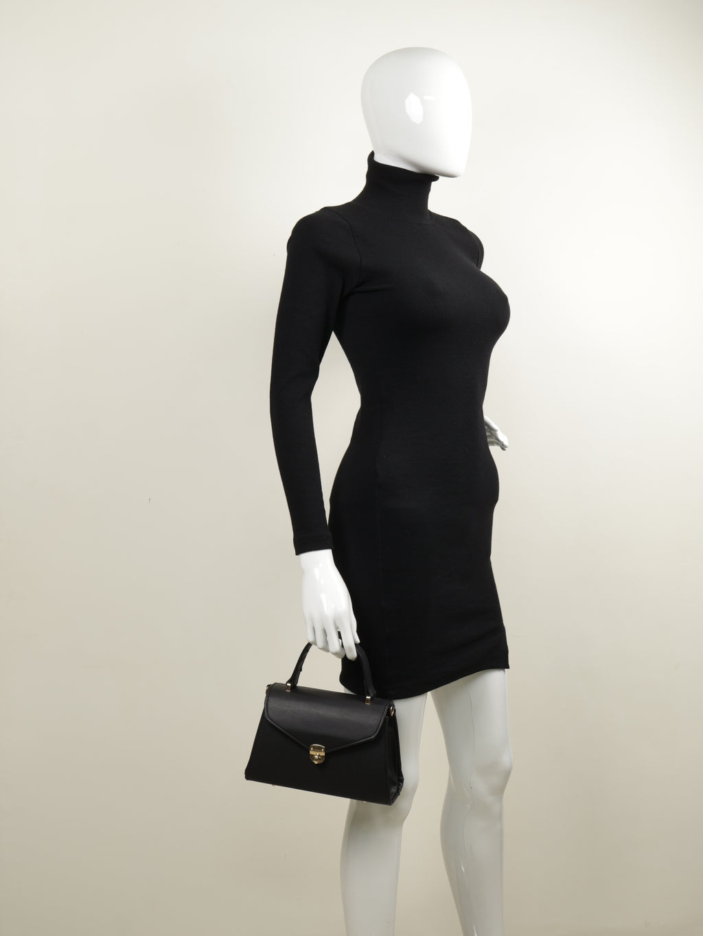 Classique Top Handle Bag - Black