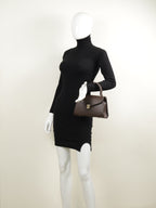 Classique Top Handle Bag - Chocolate Brown
