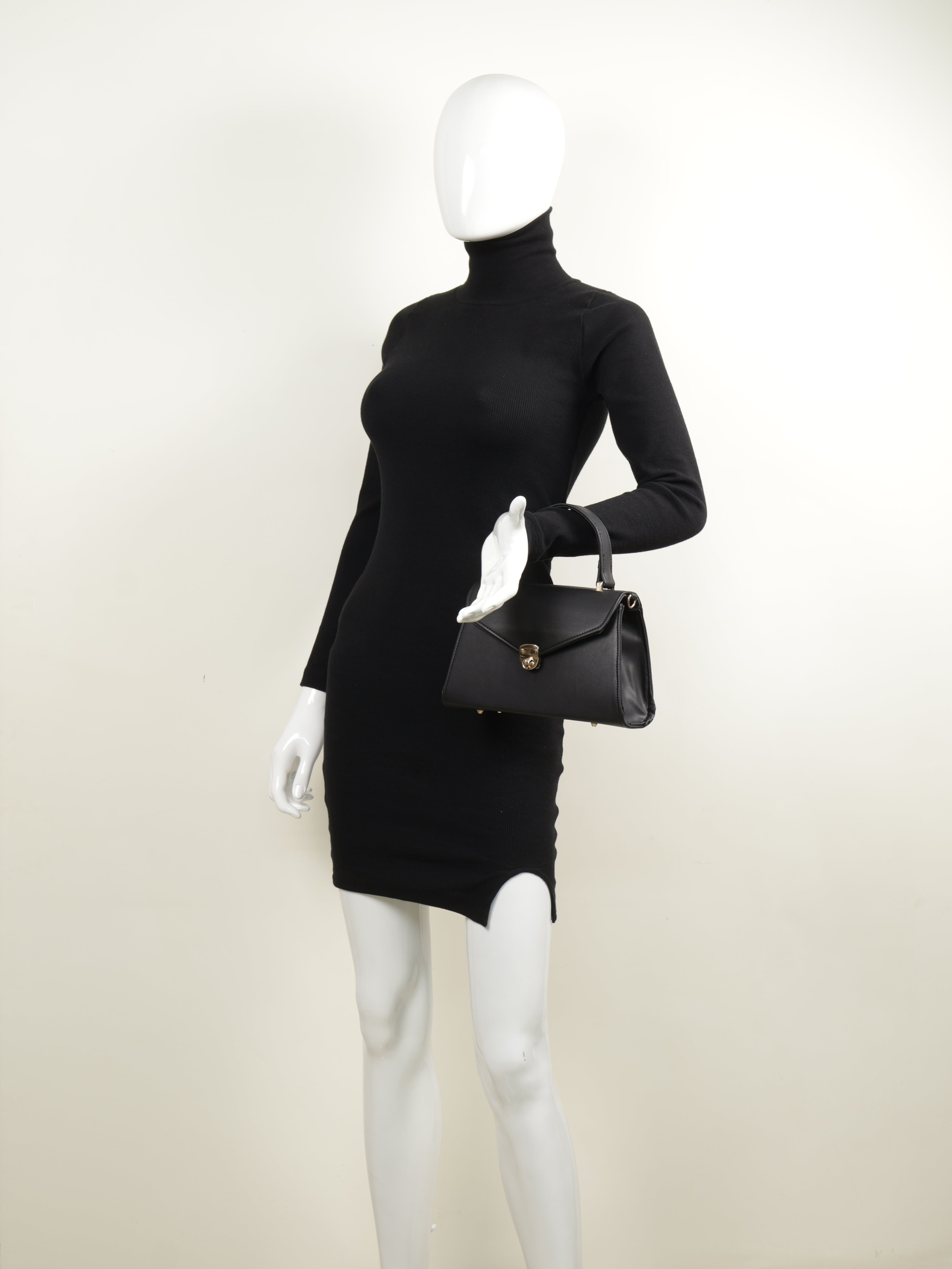 Classique Top Handle Bag - Black