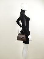 Classique Top Handle Bag - Chocolate Brown