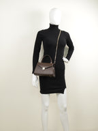 Classique Top Handle Bag - Chocolate Brown