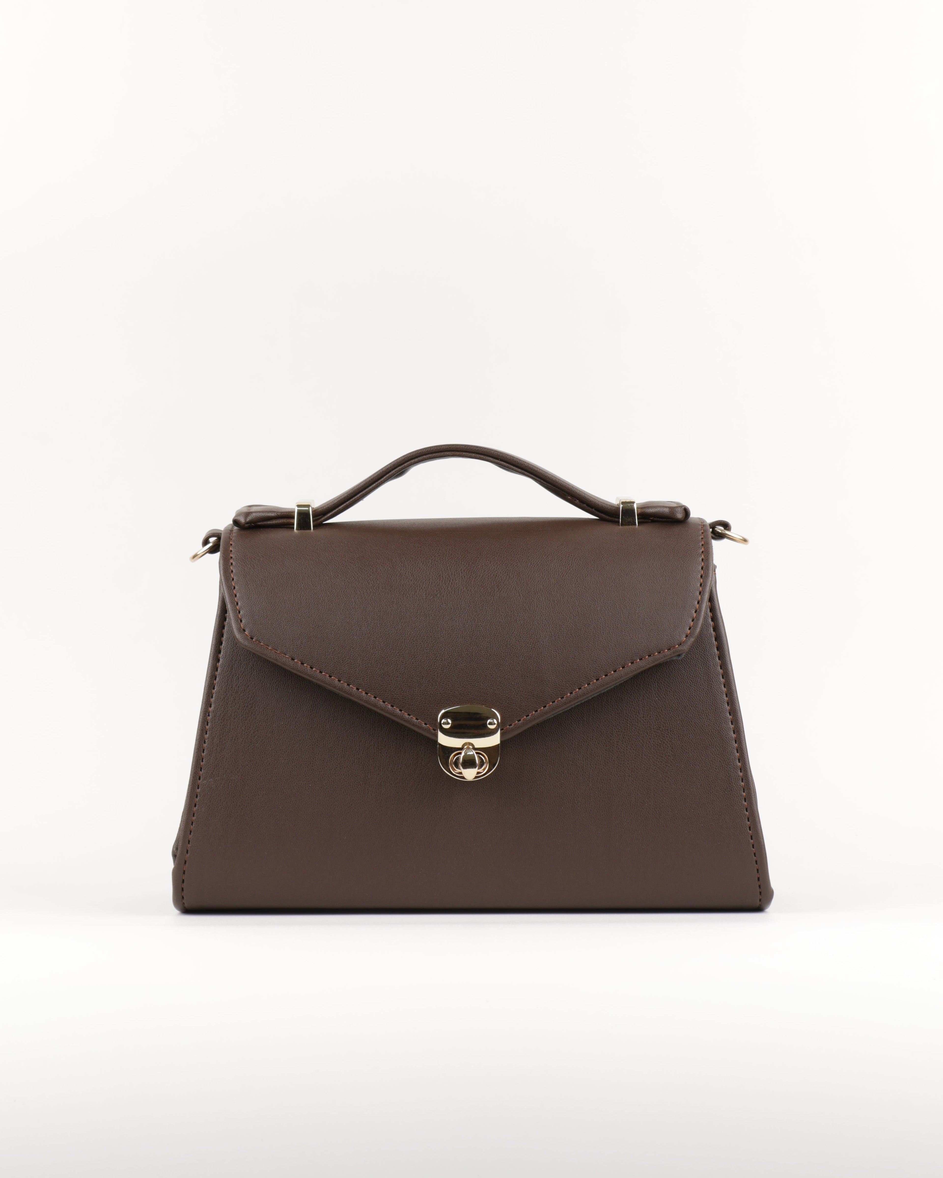 Classique Crossbody Bag - Chocolate Brown