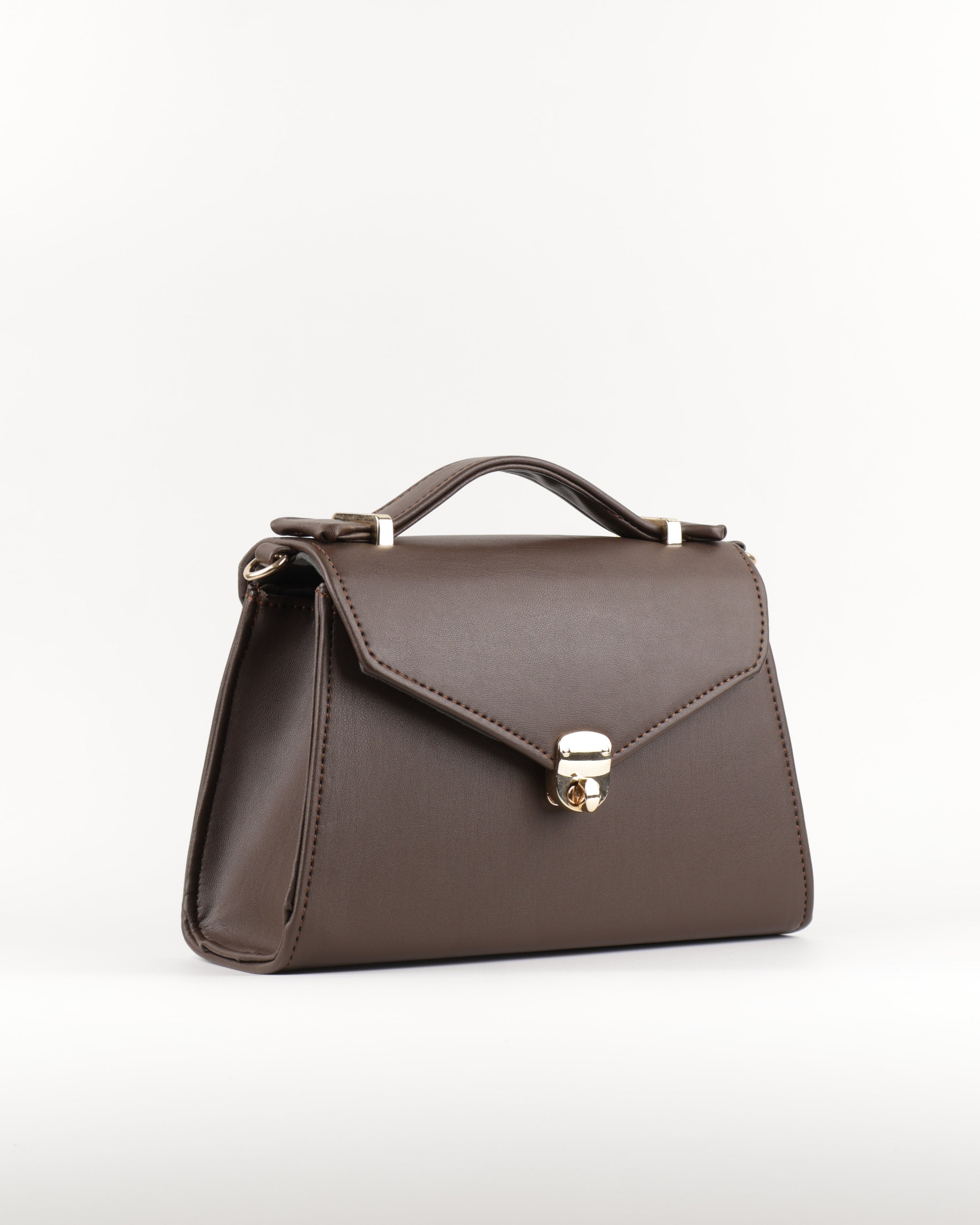 Classique Crossbody Bag - Chocolate Brown