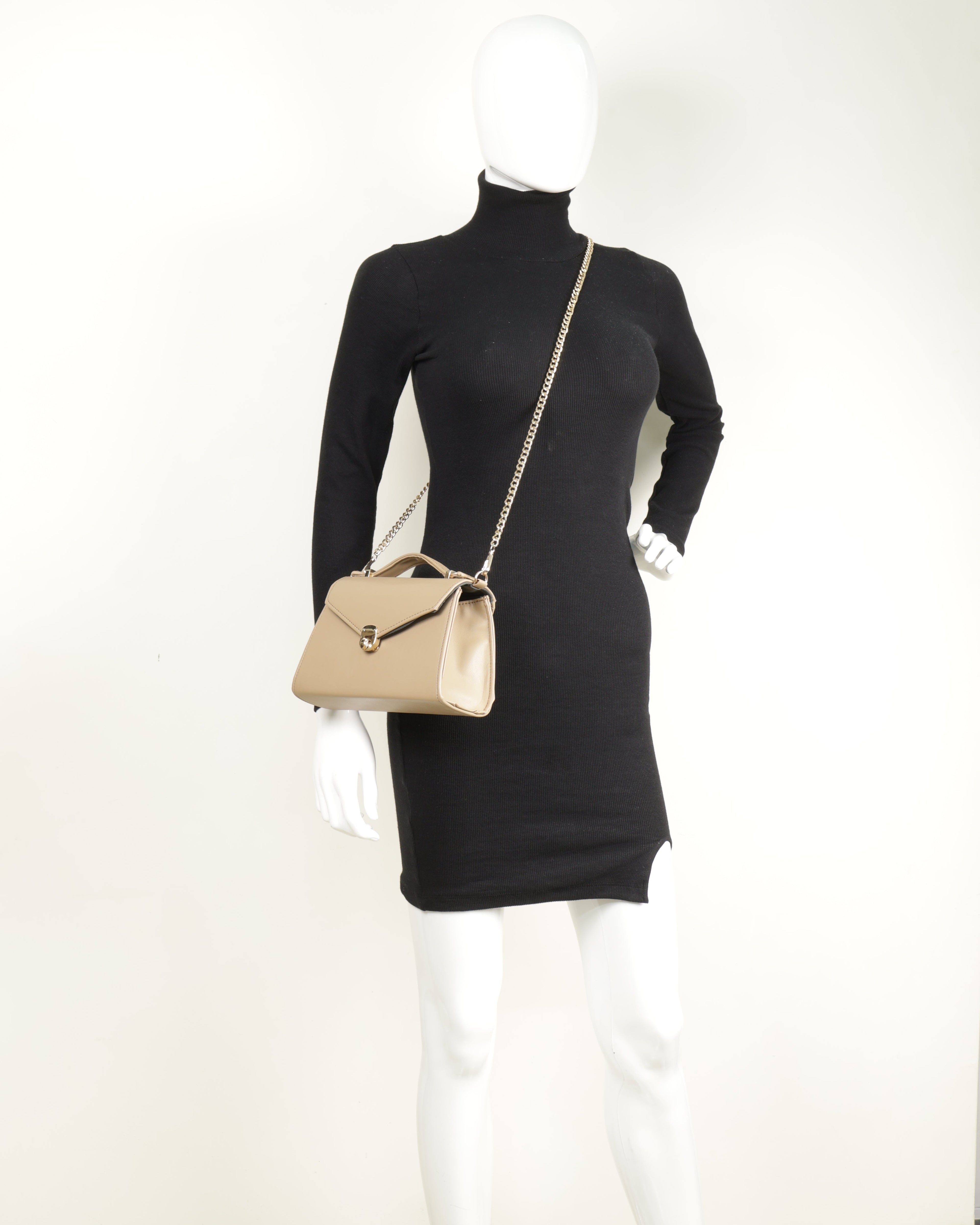 Classique Crossbody Bag - Taupe