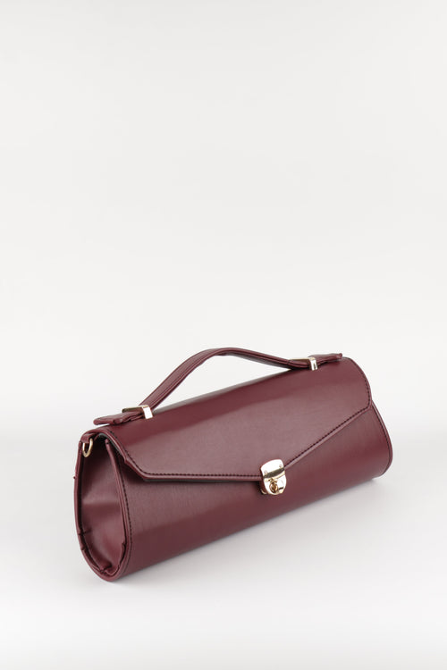 Classique Clutch Bag - Burgundy