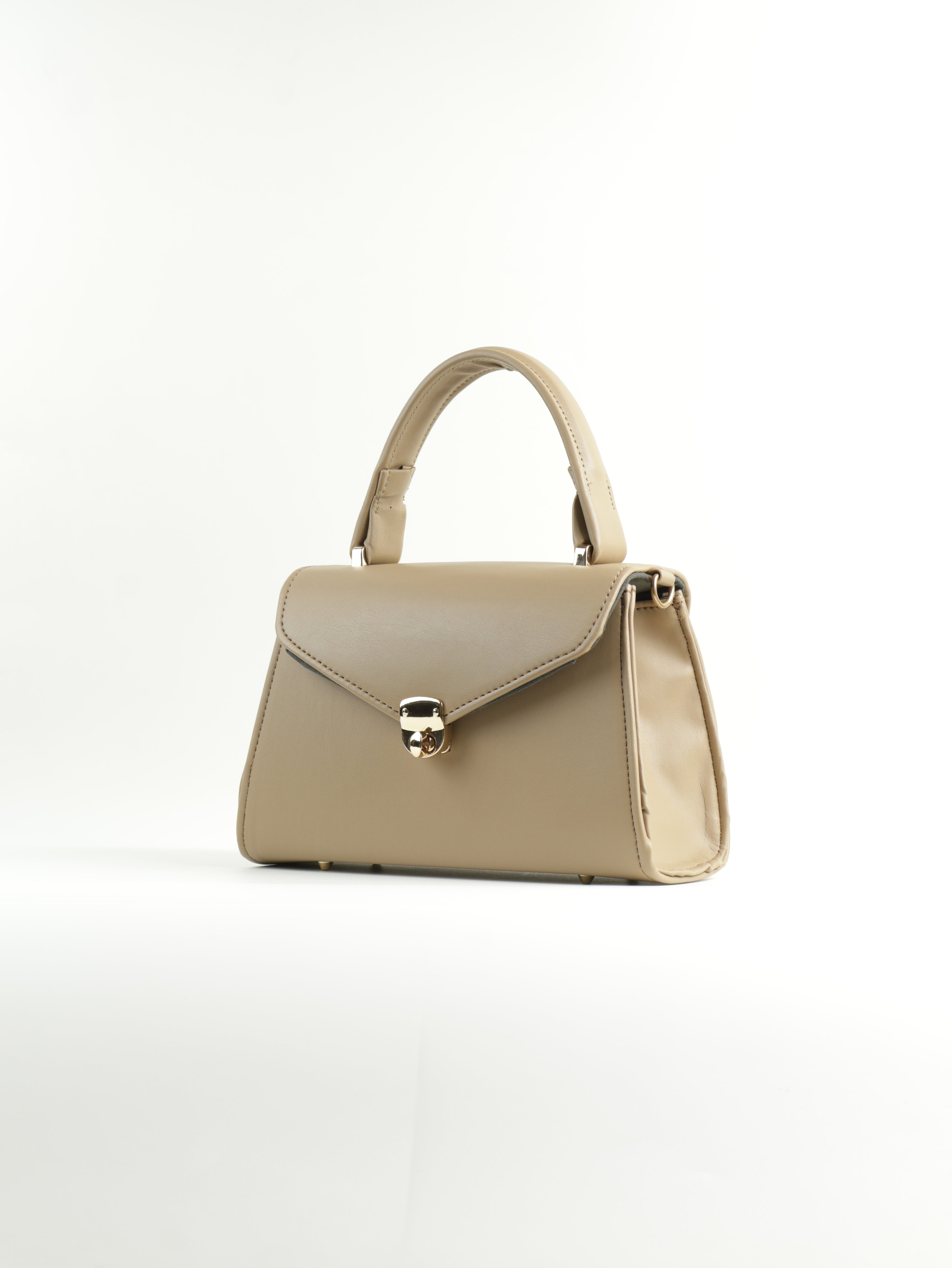 Classique Top Handle Bag - Taupe