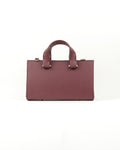 Symétri Mini Tote - Burgundy/Wine