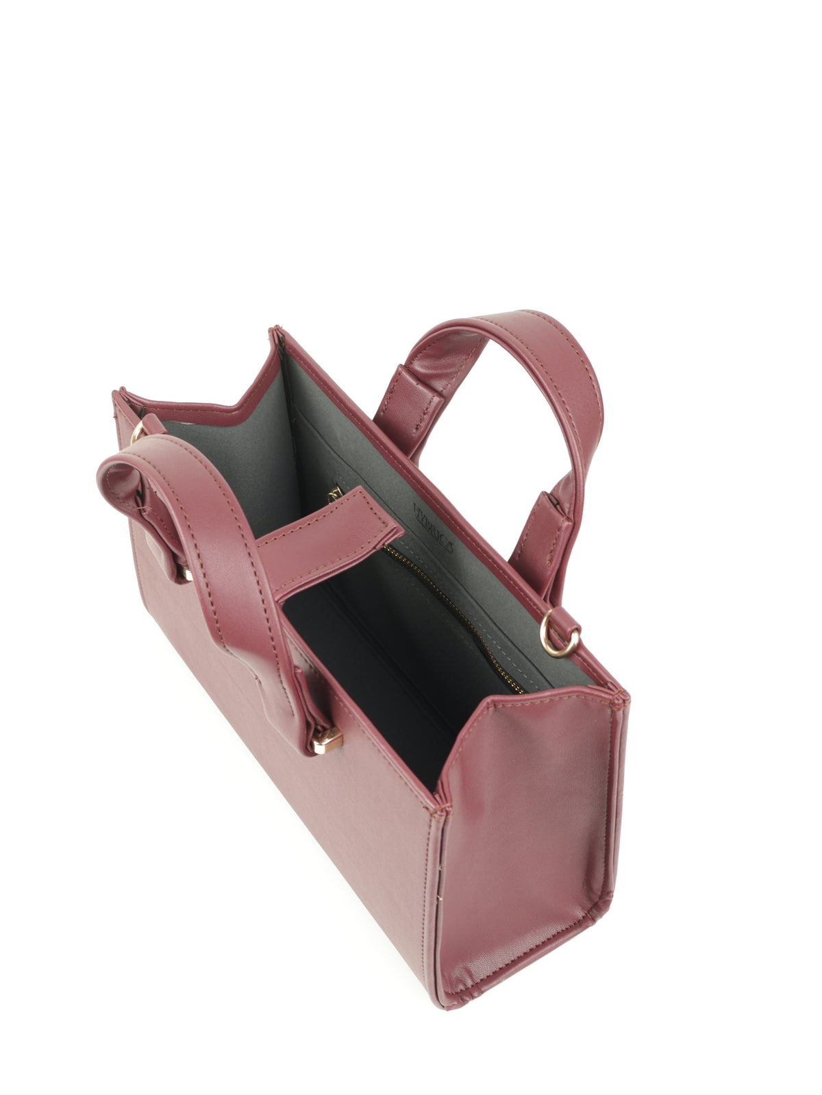 Symétri Mini Tote - Burgundy/Wine
