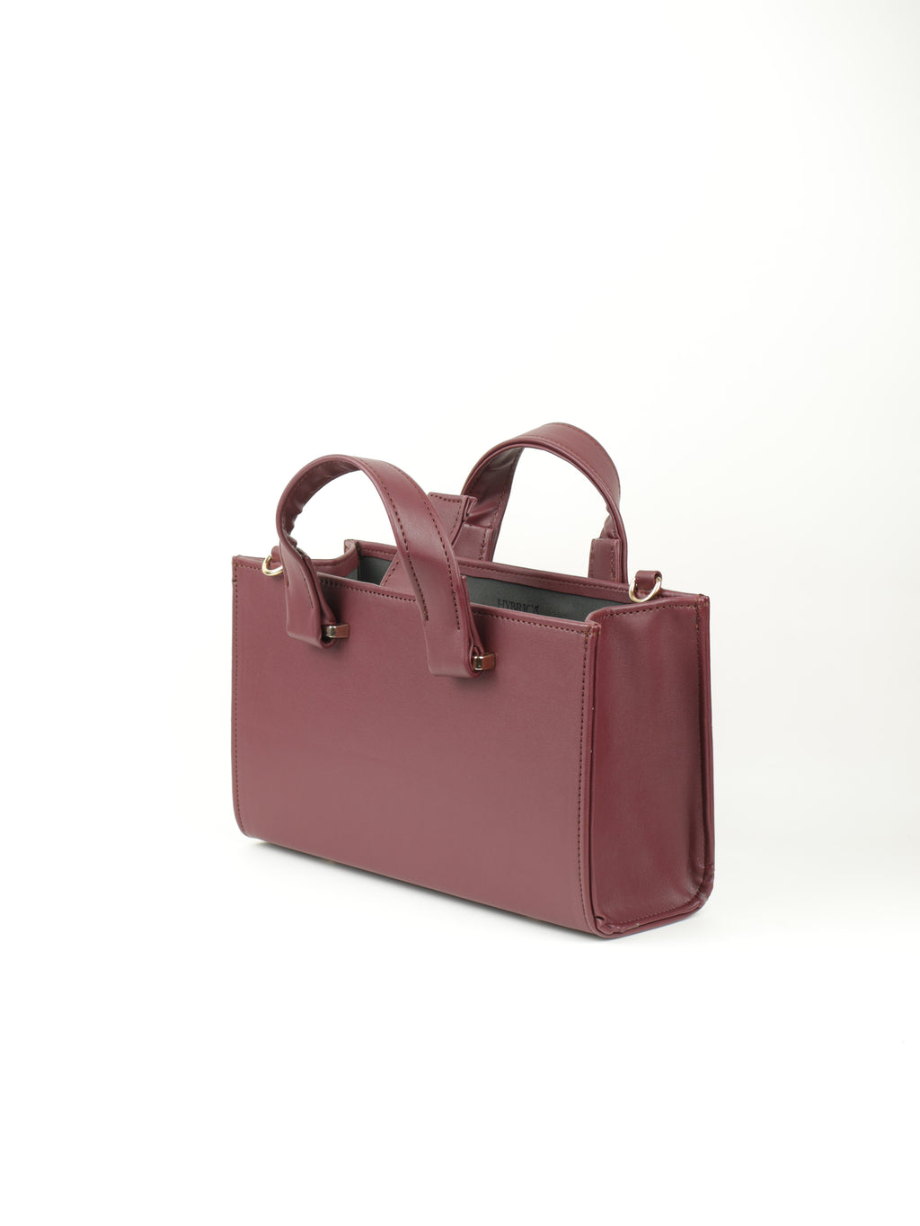Symétri Mini Tote - Burgundy/Wine