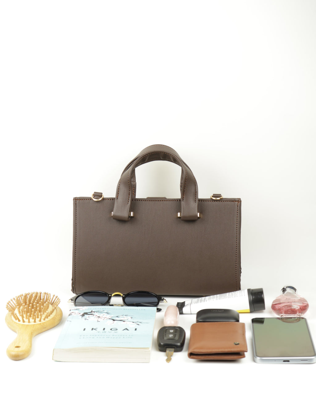 Symétri Mini Tote - Chocolate Brown