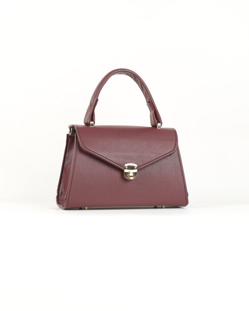 Clássique Smooth Top Handle - Burgundy/Wine