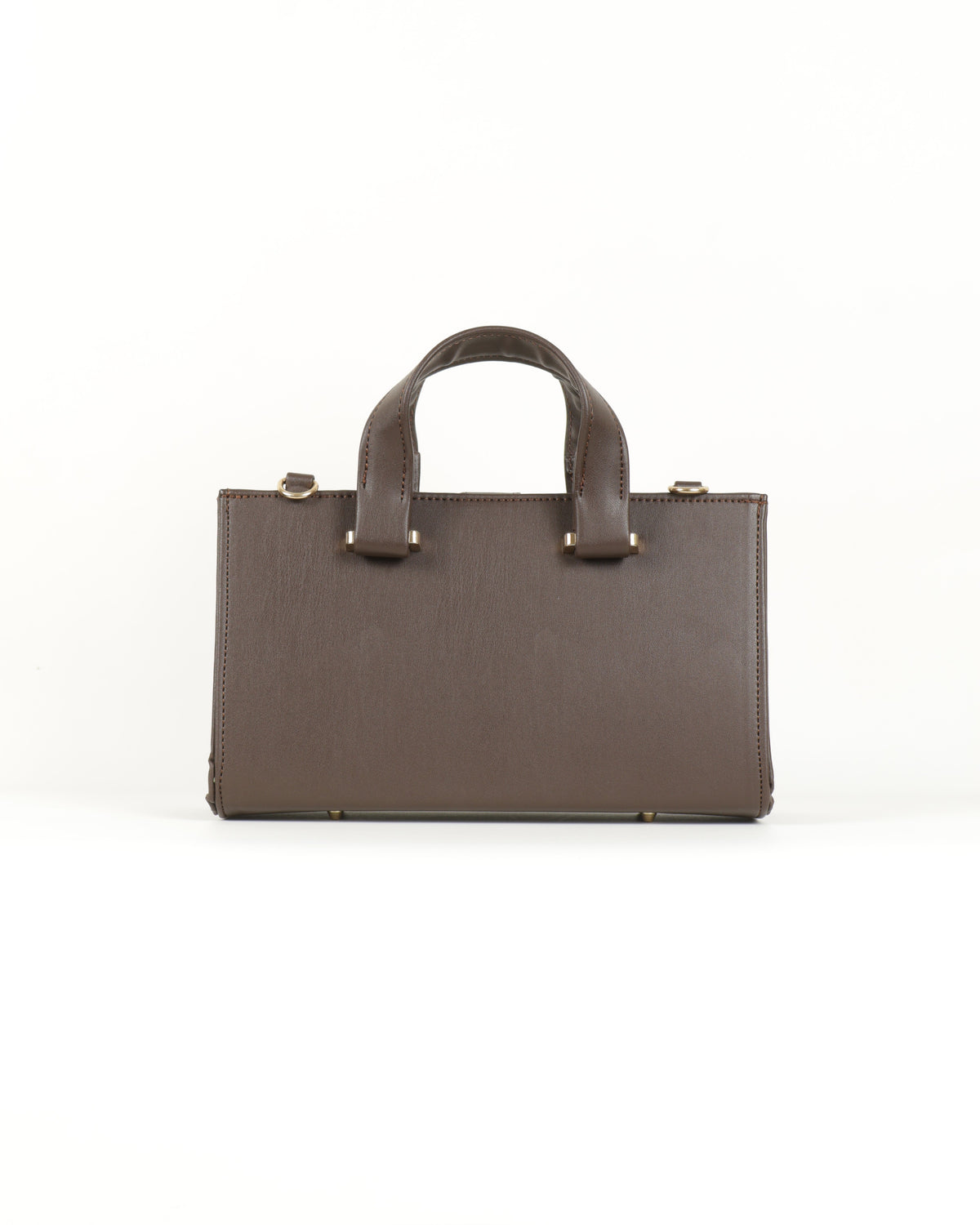 Symétri Smooth Mini Tote - Coffee Brown