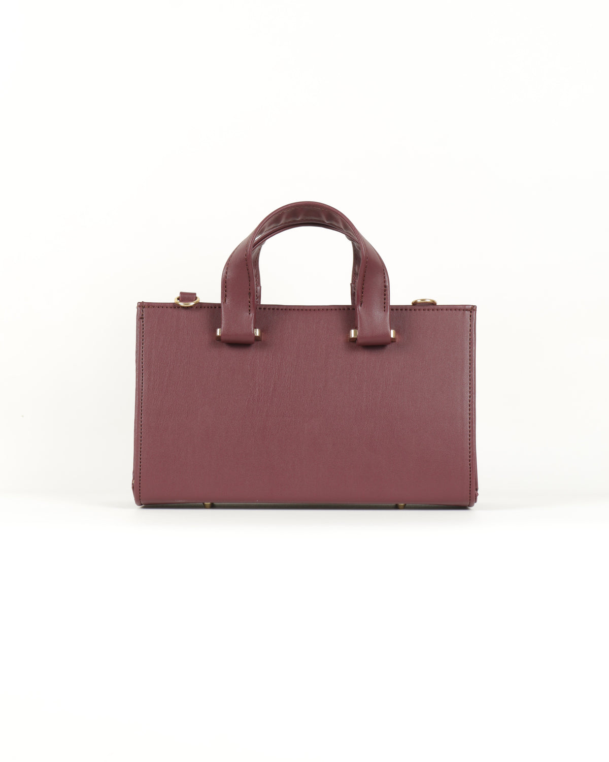 Symétri Smooth Mini Tote - Burgundy/Wine