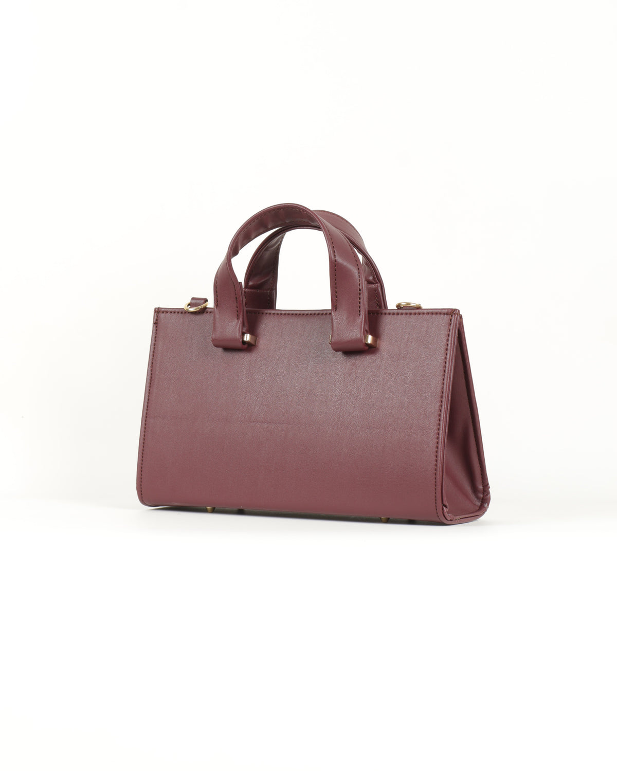 Symétri Smooth Mini Tote - Burgundy/Wine