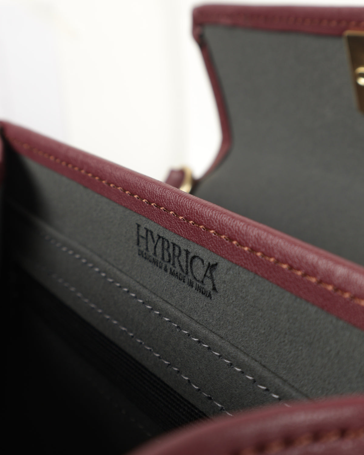 Elisé Smooth Top Handle Satchel - Burgundy/Wine