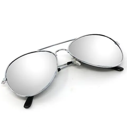Reflective Aviator Sunglasses for Men