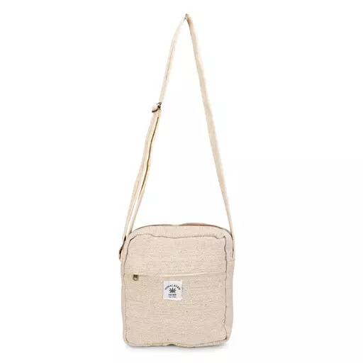 Cotton Sling Bag with 3 Compartments