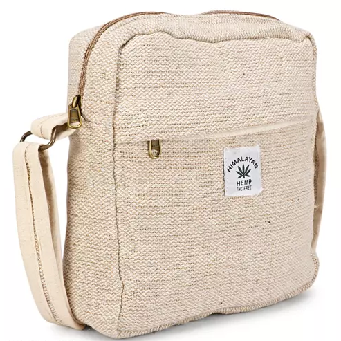Cotton Sling Bag with 3 Compartments